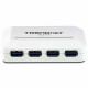 Hub USB Trendnet TU3-H4               Blanco