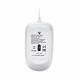 Ratón V7 MU200GS-WHT Blanco 1600 dpi