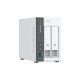Almacenamiento en Red NAS Qnap TS-216G Blanco Negro ARM Cortex-A55