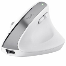 Ratón Ergonómico Óptico Trust 25399 Blanco 2400 dpi