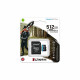 Tarjeta de Memoria Micro SD con Adaptador Kingston SDCG3/512GB Clase 10 UHS-I 512 GB