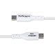 Cable USB Startech USB2AC1MNCWHE Blanco 1 m