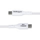 Cable USB Startech USB2AC2MNCWHE Blanco 2 m