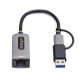 USB Cable Startech C21GA-USB-ETHERNET Grey