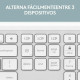 Keyboard and Mouse Logitech 920-012596 White Spanish QWERTY