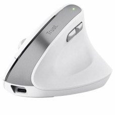Ratón Ergonómico Óptico Trust 25398 Blanco 2400 dpi