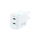 Cargador de Pared CoolBox COO-CUP-35CC Blanco 35 W