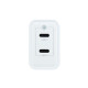Cargador de Pared CoolBox COO-CUP-35CC Blanco 35 W