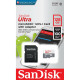 Tarjeta de Memoria Micro SD con Adaptador SanDisk SDSQUNR-128G-GN3MA C10 80 MB/s-100 MB/s 128 GB
