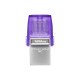 Pendrive Kingston DTDUO3CG3/128GB Negro Morado Acero 128 GB Otros