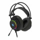Auriculares con Micrófono CoolBox DeepLighting Negro