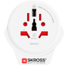 Adaptador para Enchufes Skross 1.500266 Blanco