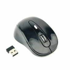 Ratón Inalámbrico GEMBIRD MUSW-6B-01 Negro Negro/Gris (1 unidad)