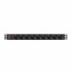 Regleta Enchufes 9 Tomas con Interruptor Lanberg PDU-09F-0300-BK 220-250 V 16 A 4000 W