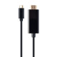 Adaptador USB C a HDMI GEMBIRD A-CM-HDMIM-01 2 m