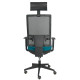 Silla de Oficina P&C B10CRPC Verde/Azul