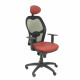 Silla de Oficina con Cabecero Jorquera malla P&C NSPGRAC Granate