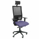 Silla de Oficina con Cabecero Horna bali P&C BALI261 Azul