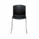 Reception Chair Boniches P&C 1 Black (4 uds)