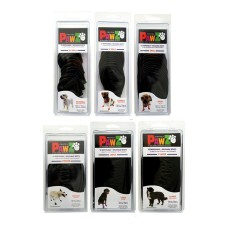 Botas Pawz Perro 12 Unidades Negro Talla XS