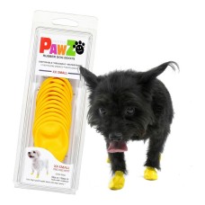 Botas Pawz Perro 12 Unidades Amarillo Talla XXS