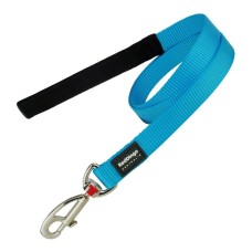 Dog Lead Red Dingo Turquoise (2.5 x 120 cm)