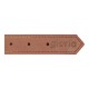 Dog collar Gloria Oasis Brown (1,2 x 35 cm)