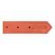 Dog collar Gloria Oasis Red (70 x 3 cm)