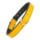 Dog collar Gloria Padded Yellow (55 x 2,5 cm)