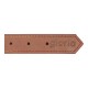 Dog collar Gloria Oasis Brown (70 x 3 cm)