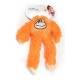 Soft toy for dogs Gloria Kikazaru 11 x 44 x 45 cm Monkey Orange