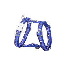 Dog Harness Red Dingo STYLE LIGHTNING 45-66 cm Navy Blue 36-59 cm