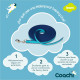 Correa de adiestramiento Coachi Azul Entrenamiento