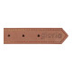 Dog collar Gloria Oasis Brown (50 x 2,1 cm)