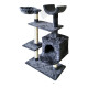 Rascador para Gatos Gloria Jarama Árbol Gris Madera Papel Sisal (35 x 100 x 60 cm)