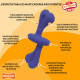 Hueso Nylabone Azul Bacon L