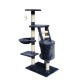 Cat scratching post Gloria Sinu Grey 7,5 cm 55 x 40 x 120 cm