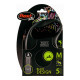 Correa para Perro Flexi BLACK DESIGN 5 m Talla M Silver