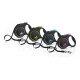 Correa para Perro Flexi BLACK DESIGN 5 m Talla S Silver