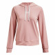 Sudadera con Capucha Mujer Under Armour Rival Terry Rosa