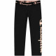 Sports Leggings Champion Quick-Dry Script Logo Crop Black