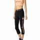 Sports Leggings Champion Quick-Dry Script Logo Crop Black