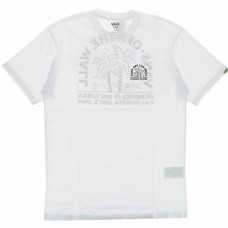 Unisex Short Sleeve T-Shirt Vans Palm-B White