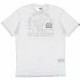 Unisex Short Sleeve T-Shirt Vans Palm-B White