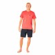 Men’s Short Sleeve T-Shirt Rip Curl Revival Inverted  M Salmon