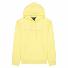 Hoodie Champion Script Logo Hoodie M Yellow