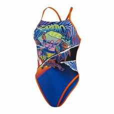 Bañador Mujer Speedo Placement Ribbonback Azul