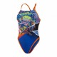 Bañador Mujer Speedo Placement Ribbonback Azul