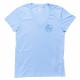 Women’s Short Sleeve T-Shirt Rip Curl Re-entry Light Blue