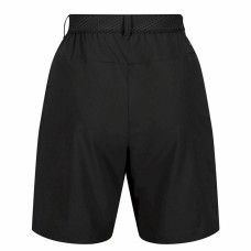Pantalones Cortos Deportivos para Mujer Regatta BK Negro
